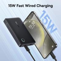 ราคา Baseus 10000mAh Power Bank จอแสดงผลแบตเตอรี่วงกลม LED 15W ชาร์จแบตเตอรี่ Powerbank สําหรับโทรศัพท์ (25941973452)