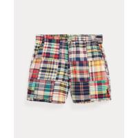 ราคา POLO RALPH LAUREN KIDS POLO PREPSTER COTTON MADRAS SHORT (42907407482)