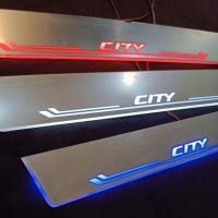 ราคา HONDA CITY led ประตูด้านข้างขั้นตอนการย้ายประตู scuff 2005 ~ 2024honda city รถอุปกรณ์เสริม pintu led (22943502728)