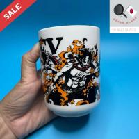 ราคา One Piece Marine Ford Ace แก้วลายลูฟี่กับเอส จากเรื่องวันพีช One piece Yunomi Banpresto (24182406810)