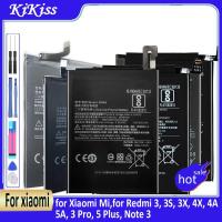 ราคา แบตเตอรี่ทดแทนสำหรับ Redmi 3S,3X,4A,3 Pro,5 Plus, หมายเหตุ 3,4,4X,5A,6,7 Pro สำหรับ 5, Xiaomi 5X (26708250901)