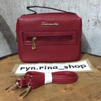 ราคา กระเป๋าสะพายข้าง กระเป๋าสีแดง (18484696219)