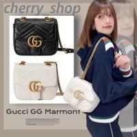 ราคา กุชชี่GucciGucci GG Marmont Matelassé mini tote bag กระเป๋าสะพายข้างผู้หญิง/Gucci marmont / แบรนด์ใ (24541375959)