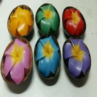 ราคา เทียนดอกลีลาวดีแฟนซีใหญ่ในกะลามะพร้าว (6สี6กลิ่น) (56153510)