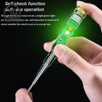 ราคา Yelgirlb Power Voltage Detector Pen มัลติฟังก์ชั่นไขควงไฟฟ้า Indicator Test Pencil Circuit Tester (29607847767)