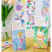 ราคา สมุดภาพระบายสีน้ำ แบบพกพา ชุดที่ 3 (5 เล่ม/ชุด) (29964411177)