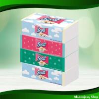 ราคา กระดาษเช็ดหน้า สก๊อตต์ ซอฟท์บ๊อกซ์ 110 แผ่น (แพ็ค4ห่อ) Facial Tissue Scott Softbox (19467945433)