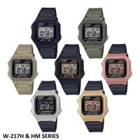 ราคา แท้ศูนย์ CASIO (กล่องฟ้า) นาฬิกาข้อมือ ชาย/หญิง General W-217 W-217h W217 รุ่น W-217HM ชาย ของแท้ รับประกัน cmg 1 ปี (5608899973)