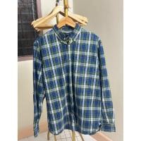 ราคา เสื้อเชิ้ตลายสก็อตงานแบรนด์lands’end มีตำหนิ (24440906762)