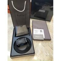 ราคา กระเป๋าสตางค์ผู้ชาย Set with belt Fullbox ถุงกระดาษแบรนด์แท้ Lv Versace Gc HM (40308816771)