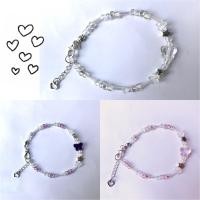 ราคา สร้อยข้อมือ / Bracelet ♡ผีเสื้อ โทนพาสเทลෆ⸒ NEWสร้อยข้อมือหิน (19961267540)