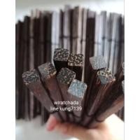 ราคา Palm wood ตะเกียบสี่เหลี่ยมไม้ตาลแท้ เกรดพรีเมี่ยม ยาว25cm.✅set3คู่/1คู่ (28572752344)