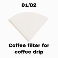 ราคา coffee filter กระดาษกรองกาแฟดริป 01/02 กระดาษกรองกาแฟ moka pot 3 cup 6 cup (13581718549)
