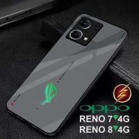 ราคา Oppo Glitter Softcase | รีโน 7 4G | Reno 8 4G |AM42| Oppo Reno Softcase Case Glossy Glitter Casing Glass Case Mica Glass Silicone Hp Rog (24990306034)