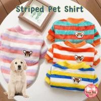 ราคา เสื้อผ้าขน เสื้อสัตว์เลี้ยง ชุดแมว ชุดหมา สุนัข ลูกหมา Striped Pet Shirt สก็อตติช โฟลด์ เปอร์เซีย (14183930515)