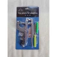 ราคา พร้อมส่ง ที่ตอกกระดุมแป๊กพลาสติก คีมตัดแต่งกระดุมแป๊ก (4545699491)