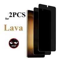 ราคา ป้องกันการระเบิด 2 ชิ้น‌ กระจกนิรภัยสําหรับ Lava X3 X2 O2 HD และ Anti Spy ตัวป้องกันหน้าจอความเป็นส่วนตัวสําหรับ Lava Storm Shark Agni 5G 4G สีดําขอบฟิล์มแก้ว (43963922991)