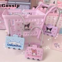 ราคา GOSSIP 3 หลักรหัสผ่านล็อค, Kuromi กุญแจหอพักตู้ล็อค, Cutte Anti-theft กระเป๋าเป้สะพายหลังซิปล็อค Home (41718446656)
