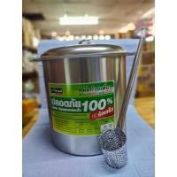 ราคา หม้อก๋วยเตี๋ยว หม้อก๋วยเตี๋ยวแวลู่แม็กซ์ ขนาด 40 ซม. มี 3 ช่อง แถมตะกร้อลวก หม้อก๋วยเตี๋ยว หม้อนกนางนวล ขายก๋วยเตี๋ยว (29319993545)