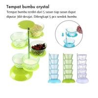ราคา Adk -J106- CRYSTAL Seasoning BOX / กล่องใส่เครื่องปรุงรสคริสตัล 4 ชั้น / กล่องใส่เครื่องปรุงรส 4 ชั้น (27709946661)