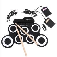 ราคา กลองซิลิโคน Electric Drum Pad Kit Digital Drum กลองชุดไฟฟ้า (17286789273)
