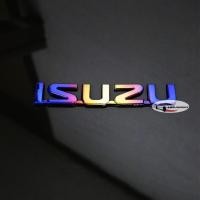 ราคา โลโก้ ตัวนูน ISUZU ติดท้ายรถกระบะ สีไทเทเนียม สำหรับ All New Isuzu D-MAX 2012-2018 (14613941026)