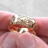 ราคา 2 แหวนหลวงพ่อกวย แหวนหลวงพ่อกวยวัดโฆสิตาราม สามารถเลือกเบอร์ได้ ใต้แหวนจารยันต์ชัดเจน (24437272215)