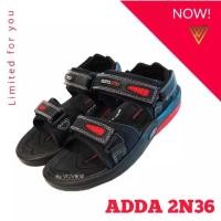 ราคา รองเท้า ADDA รัดส้น สีดำแดง (2617129060)