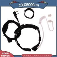 ราคา [colog.th] ชุดหูฟัง In-ear Earpiece 2 Pin Covert PTT Throat Mic อุปกรณ์เสริมสําหรับ UV5R (28764050913)