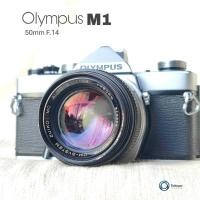 ราคา กล้องฟิล์ม SLR Olympus OM-1 Silver G.Zuiko Auto-S 50mm f1.4 portrait Mount Om (26373442661)
