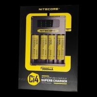 ราคา Nitecore Ci4 เครื่องชาร์จถ่าน Super charger 3.0A (ของแท้) (25092437860)