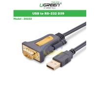 ราคา UGREEN รุ่น 20222 USB 2.0 to RS232 DB9 Serial Cable Male A Converter Adapter with PL2303 Chipset for Windows 10, 8.1, 8, (4422925256)