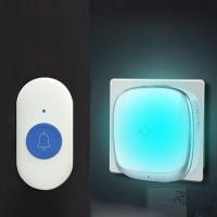 ราคา ออดใหม่สำหรับใช้ในบ้านไร้สายรีโมทคอนโทรลระยะไกลออดอิเล็กทรอนิกส์กระดิ่งไฟฟ้าแฟลชระดับเสียงสูง (28009971366)