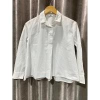 ราคา เสื้อมือสองแบรนด์uniqlo ไซ้น XS เสื้อแขนยาวสีขาวสภาพใหม่มาก (19879397152)