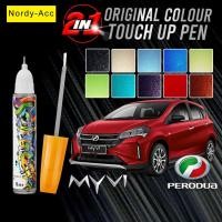 ราคา ปากกาซ่อมรถยนต์ Perodua Myvi Original Touch Up Paint2 In 1touch Up ปากกา + ขวดแปรง Diy ปากกาซ่อมสี Scratch Repair ปากกาสี (42362415014)