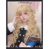 ราคา สาวทองหยิกหยัก วิกผมวัยรุ่นสีทอง/วิกผม (22964492549)
