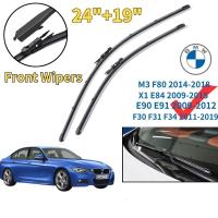 ราคา ใบปัดน้ําฝน BMW 3 Series F30 F31 F34 E90 E91 E84 กระจกหน้าแบน Wiper คู่ 24 "+19" (26358757952)