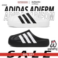 ราคา พร้อมส่ง Adida s AdiFOM Superstar Mule รองเท้าแตะกีฬาสำหรับผู้ชายและผู้หญิง สีขาว/สีดำ รองเท้าแตะหัวปิด (27291152834)