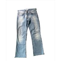 ราคา ARMANI EXCHANGE กางเกงยีนส์ขาม้าเต่อ เอวต่ำ (10851060571)