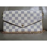 ราคา Louis Vuitton Felicia Pochette Damier Azur (12474352999)