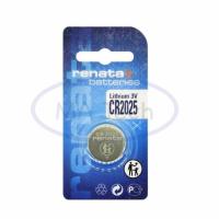 ราคา ถ่านกระดุม CR2025 renata cr2025 Lithium 3v Battery (1 ก้อน) (26065184315)