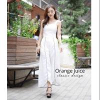 ราคา จั๊มสูทขายาว งานป้าย Orange juice (1543580204)