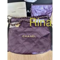 ราคา Chanel 22 small size ของใหม่ สีม่วงเมทัลลิค (24388651347)