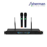 ราคา Sherman ชุดไมโครโฟนไร้สาย VHF รุ่น MIC-120 (12225159324)