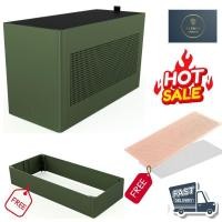 ราคา Louqe Ghost S1 MkII, Pangaea (green) Mini-ITX สินค้าพร้อมส่ง (29823370782)