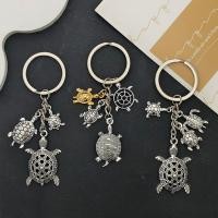 ราคา ประณีตโบราณ Silvery เต่าจี้พวงกุญแจ Creative โลหะเต่าพวงกุญแจผู้ชายอุปกรณ์เสริมกุญแจรถของขวัญ (29466143333)