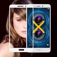 ราคา กระจกนิรภัย ฟิล์มกันรอย เต็มจอ เก็บขอบ แนบสนิท HUAWEI GR5 2017 ขอบขาว (3752041267)