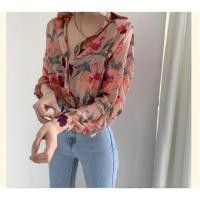 ราคา เชิ้ตแขนยาว สกรีนลายดอก (3242879482)