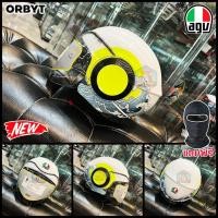 ราคา หมวกกันน็อค AGV ORBYT TOP SUNSET WHITE/YELLOW FLUO (7843695312)
