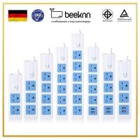 ราคา BEEKNN2-6ช่อง ปลั๊กไฟ มอก. รางปลั๊กไฟ กันไฟสองชั้น สายไฟยาว3M 5M 10M USB 10A 2300W (10900091462)